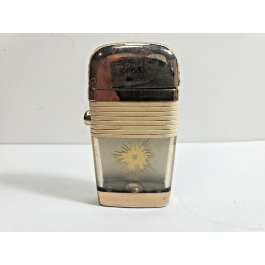 Working Vintage SCRIPTO VU-LIGHTER Bullet Hole 1112/29