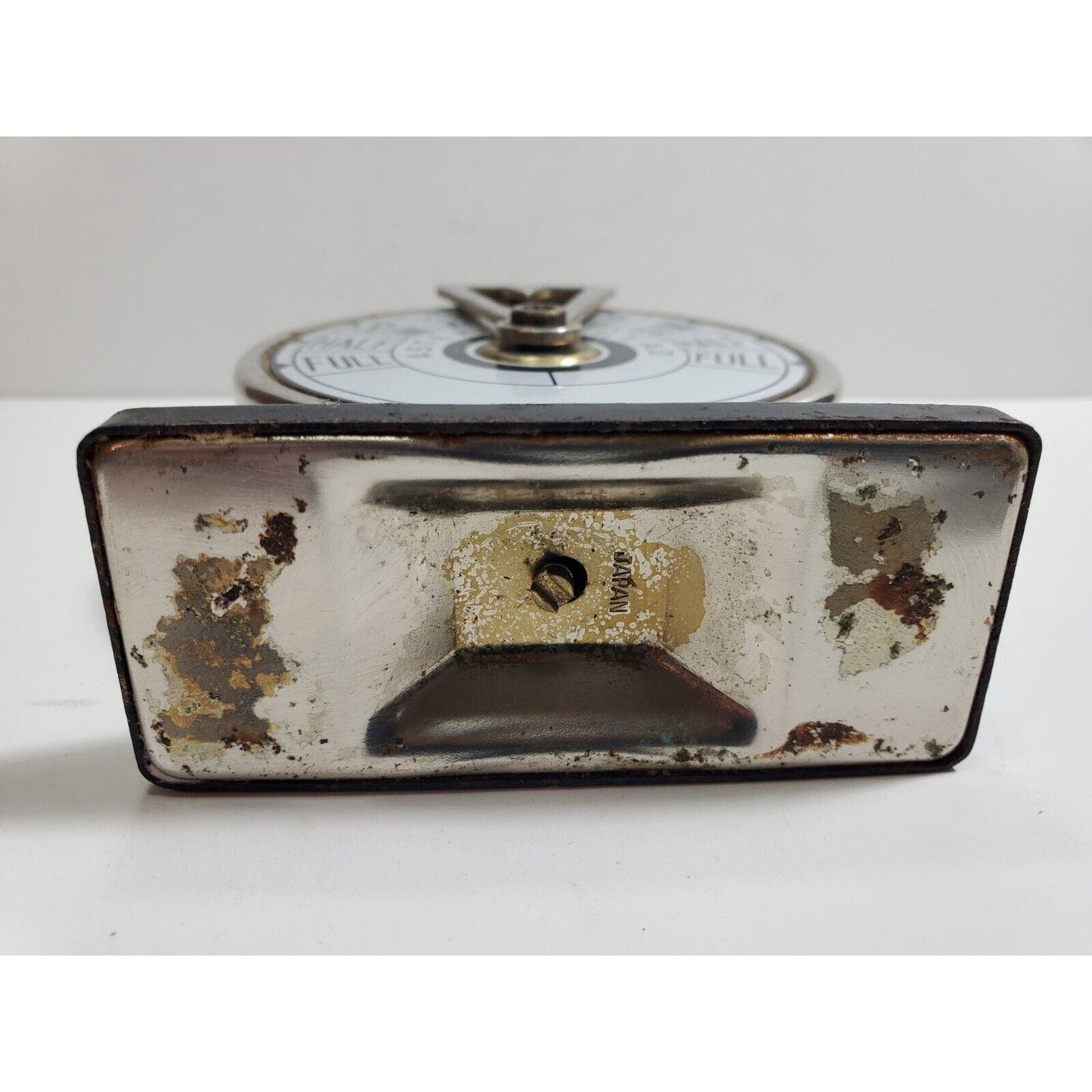 Working Vintage Ship Helm Telegraph Brass Japan Table Lighter Figural Retro