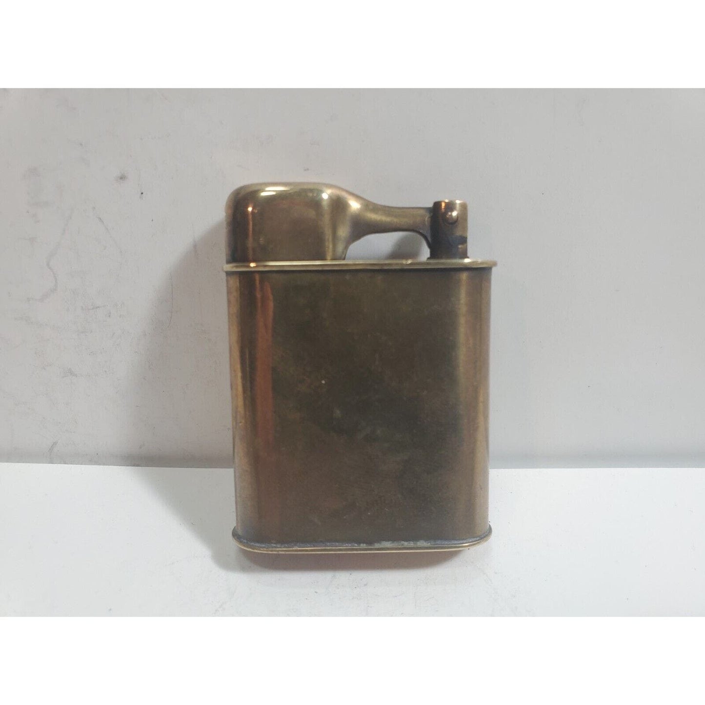 Vintage Working 1928 Potter Lift Arm Brass Lighter, Pat Pending / 5914/37