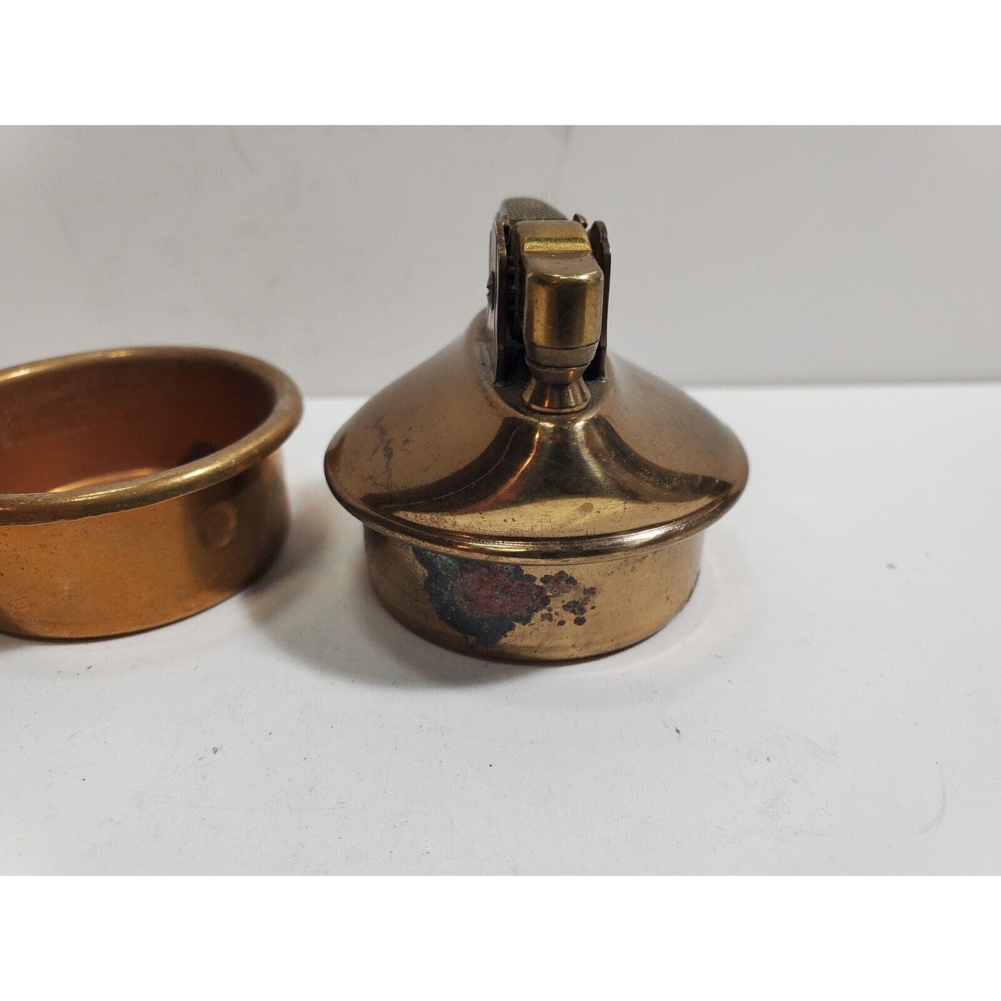 Vintage Working Brass Table Lighter INSERT Fits 1 1/2" Round Base 5835/22