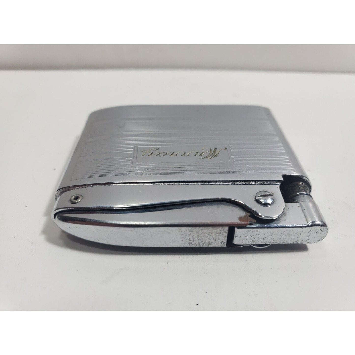 Vintage Working Ronson ADONIS Silver Tone Lighter 5824/26