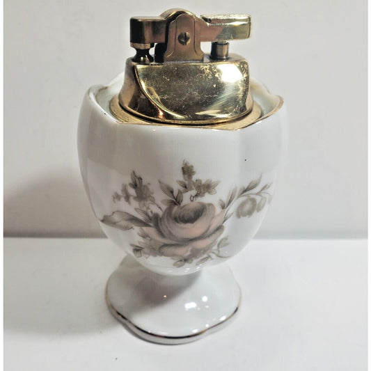 Vintage Working Porcelain Glass Ball Table Unlit Lighter 4" 1769/40